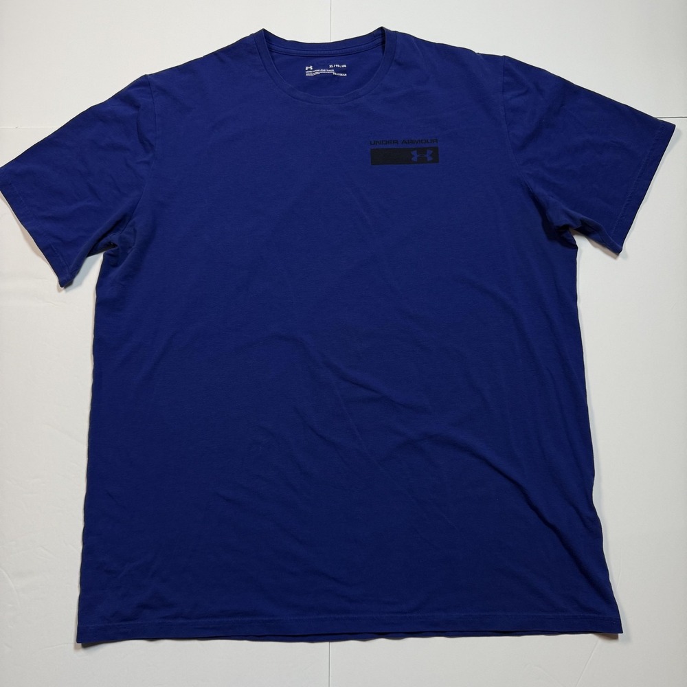 Under Armour Shirt Mens Extra Large Blue‎ HeatGear Loose Athletic Performance